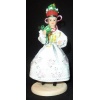 Lalka-figurka - krakowianka stroju ludowym, ślubnym 12 cm