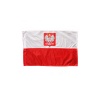 Flaga Polski z godłem 60/90
